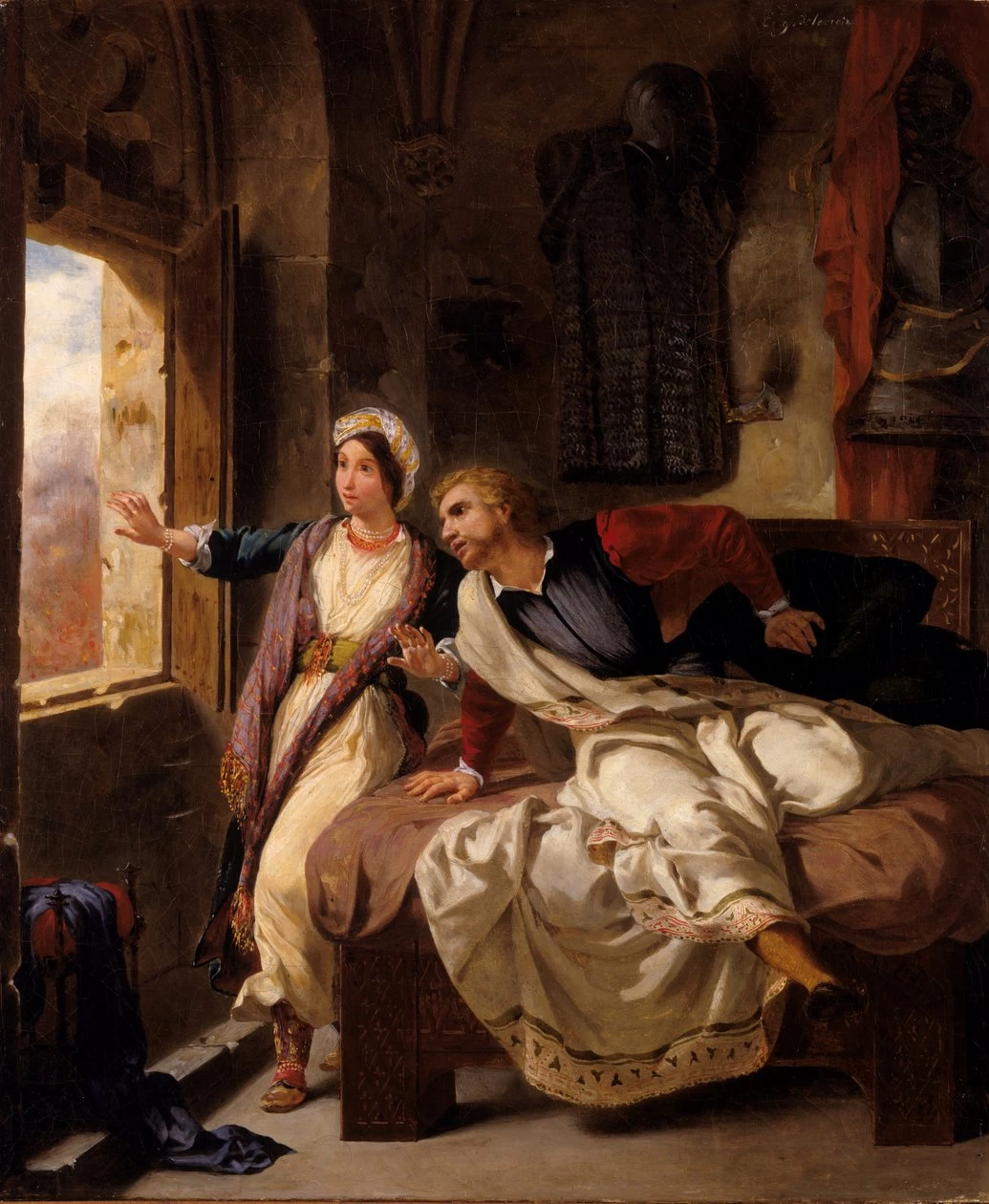 Rebecca e il ferito Ivanhoe, 1823